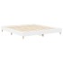 Estructura de cama sin colchón blanca 200x200