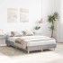 Estructura de cama sin colchón gris Sonoma 120x200