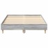 Estructura de cama sin colchón gris Sonoma 120x200