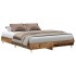 Estructura de cama sin colchón madera vieja 150x200