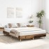 Estructura de cama sin colchón madera vieja 150x200