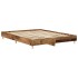 Estructura de cama sin colchón madera vieja 150x200