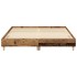 Estructura de cama sin colchón madera vieja 150x200
