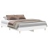 Estructura de cama sin colchón blanca 150x200