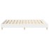 Estructura de cama sin colchón blanca 150x200