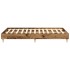Estructura de cama sin colchón madera vieja 120x200