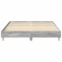Estructura de cama sin colchón gris Sonoma 140x200