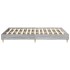 Estructura de cama sin colchón gris Sonoma 140x200