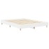 Estructura de cama sin colchón blanca 140x200