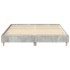 Estructura de cama sin colchón gris hormigón