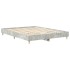 Estructura de cama sin colchón gris hormigón