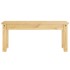 Juego de comedor Panama 4 pzas madera maciza de