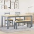 Juego de comedor Panama 4 pzas madera maciza de pino