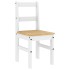 Juego de comedor Panama 4 pzas madera maciza de pino