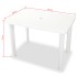 Set de mesa y sillas bistró de jardín 3 piezas plástico