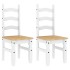 Juego de comedor Panama 3 pzas madera maciza de pino