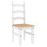 Juego de comedor Panama 3 pzas madera maciza de pino