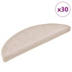 Alfombrilla escalera 30 uds gris topo56x17x3 cm