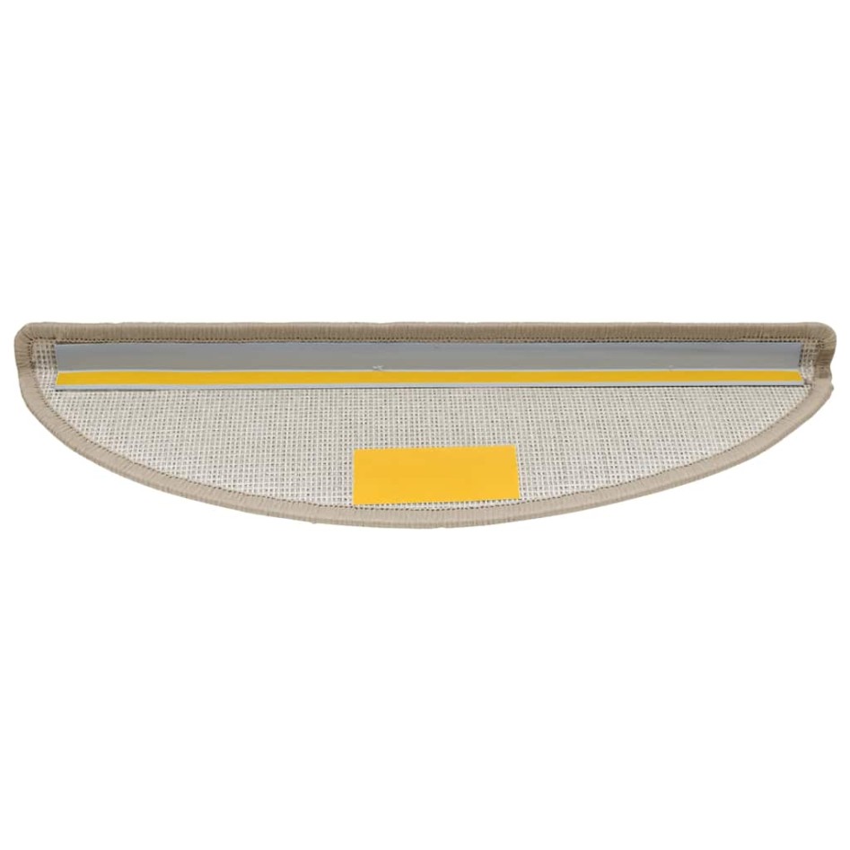 Alfombrilla escalera 30 uds gris topo56x17x3