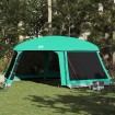 Carpa para piscina con desmontables y paredes azul 670x590 cm