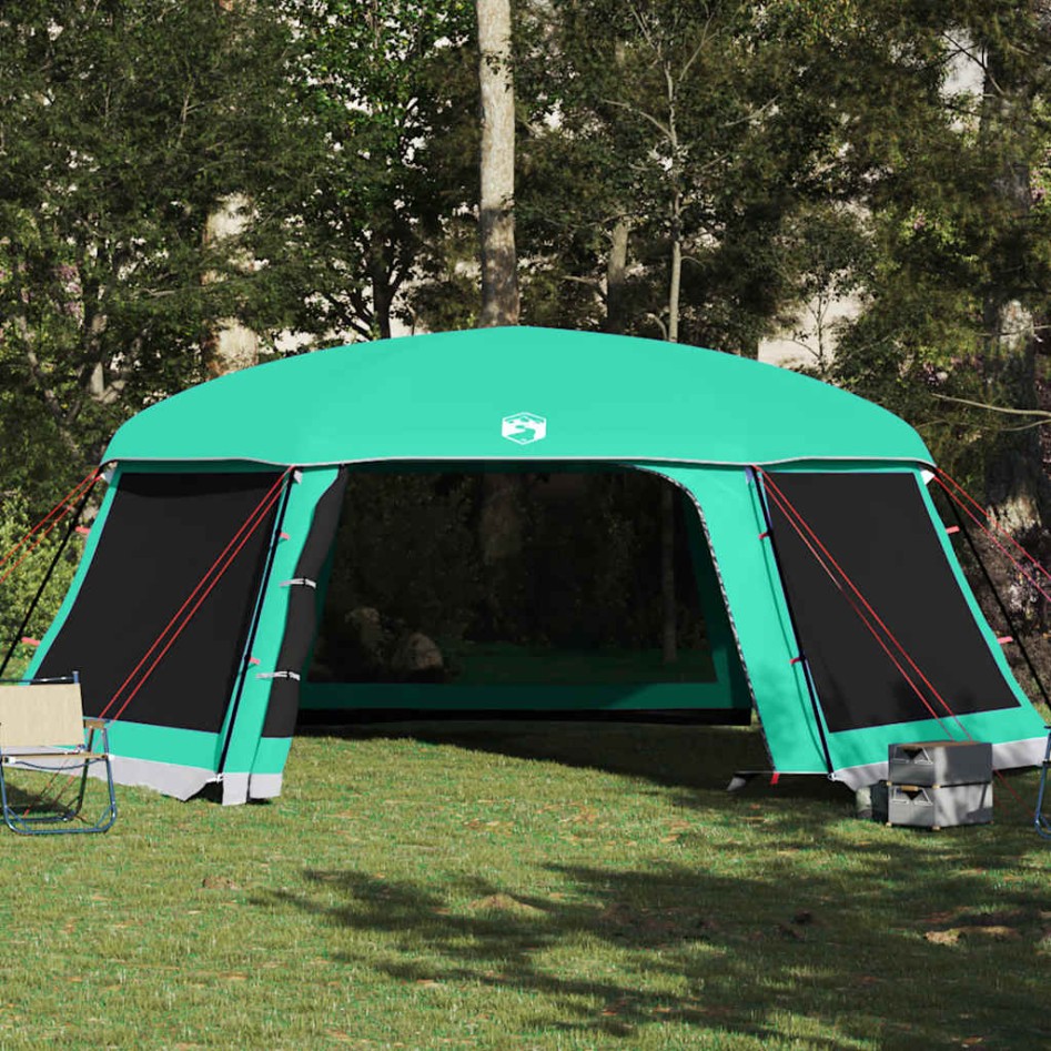 Carpa para piscina con desmontables y paredes azul 670x590