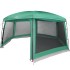 Carpa para piscina con desmontables y paredes azul 670x590