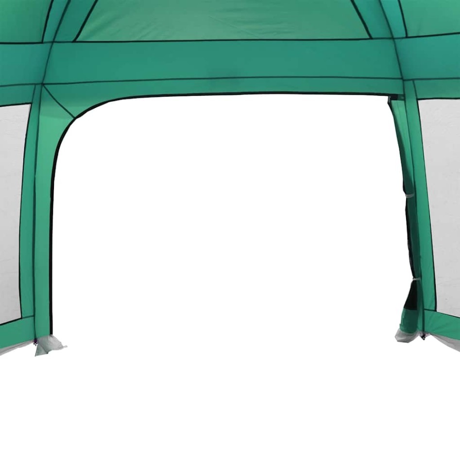 Carpa para piscina con desmontables y paredes azul 670x590