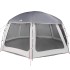 Carpa para piscina con desmontables y paredes azul 612x612