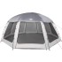 Carpa para piscina con desmontables y paredes azul 612x612