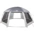 Carpa para piscina con desmontables y paredes azul 612x612