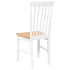 Sillas de comedor 2 unidades madera maciza de caucho