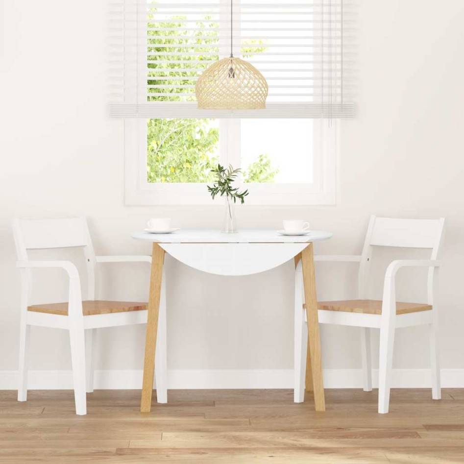 Sillas de comedor 2 unidades madera maciza de caucho