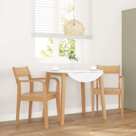 Sillas de comedor  2 uds madera maciza natural