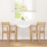 Sillas de comedor  2 uds madera maciza natural