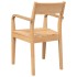 Sillas de comedor  2 uds madera maciza natural