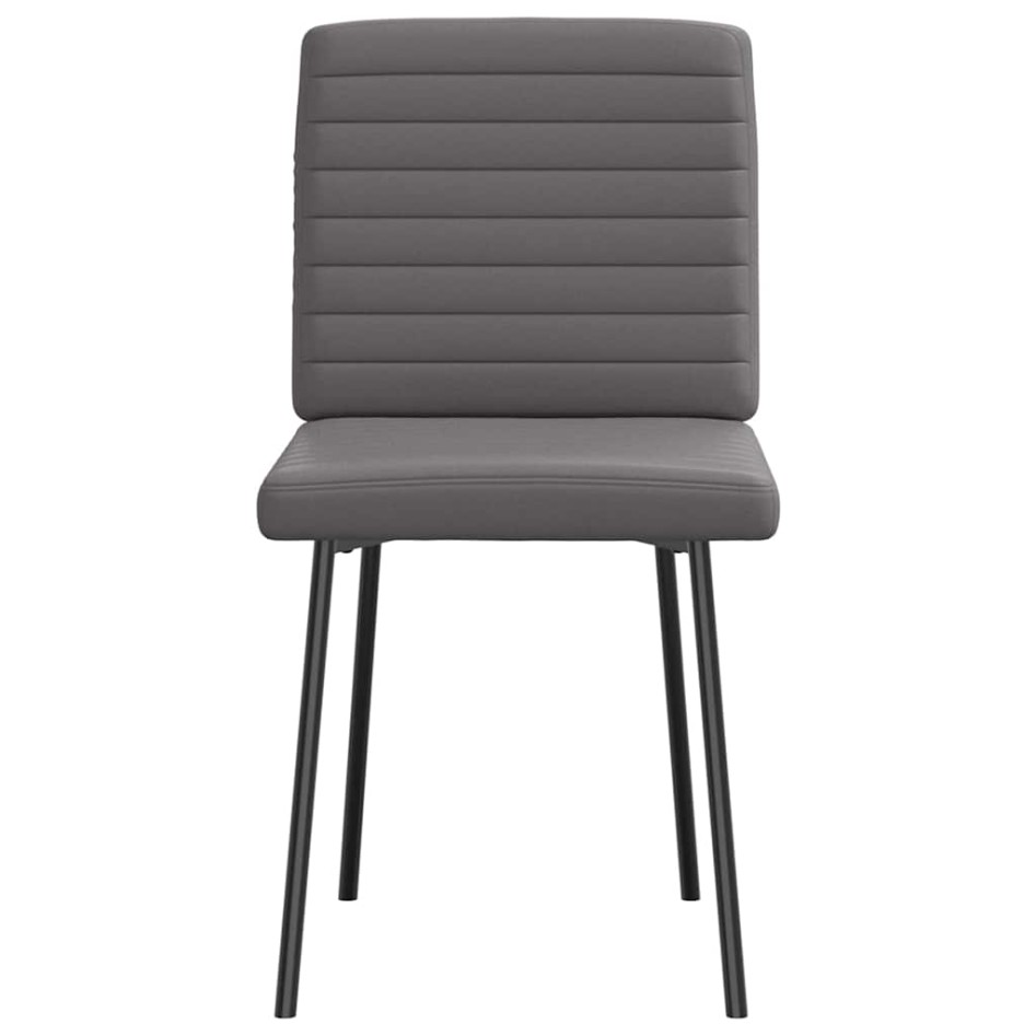 Sillas de comedor 4 unidades cuero sintético