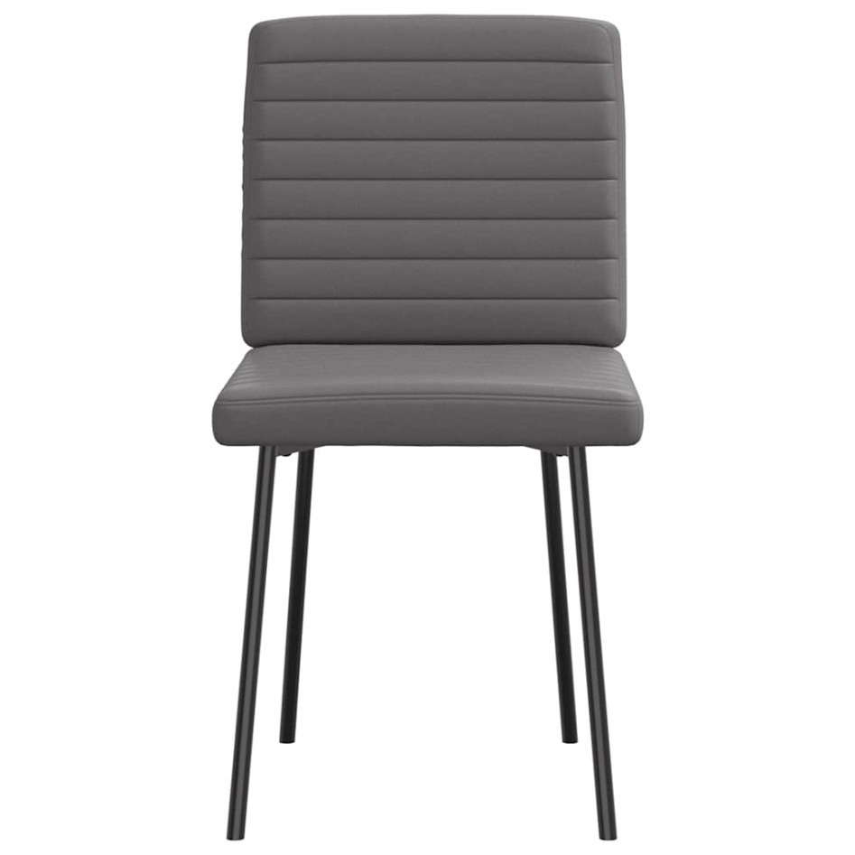 Sillas de comedor 6 unidades cuero sintético