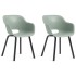 Silla de jardín Keter con patas de metal Noa 2 piezas verde