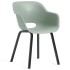 Silla de jardín Keter con patas de metal Noa 2 piezas verde