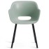 Silla de jardín Keter con patas de metal Noa 2 piezas verde