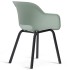 Silla de jardín Keter con patas de metal Noa 2 piezas verde