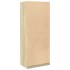 Armario de madera de ingeniería roble Sonoma 80x50x200