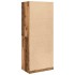 Armario de madera de ingeniería madera envejecida 80x50x200