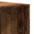 Armario de madera de ingeniería madera envejecida 80x50x200