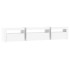 Mueble de TV con luces LED blanco 195x35x40