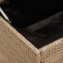 Cojines para exterior beige 100x55x55,5 cm ratán