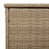 Cojines para exterior beige 100x55x55,5 cm ratán
