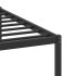 Estructura de cama sin colchón madera marrón roble 160x200