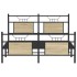 Estructura de cama sin colchón madera roble Sonoma 140x190