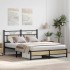 Estructura de cama sin colchón madera roble Sonoma 140x190